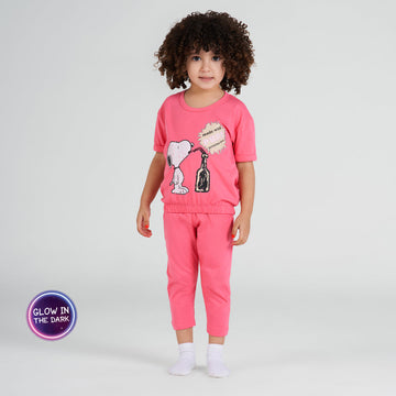 Girls' short sleeve pajama