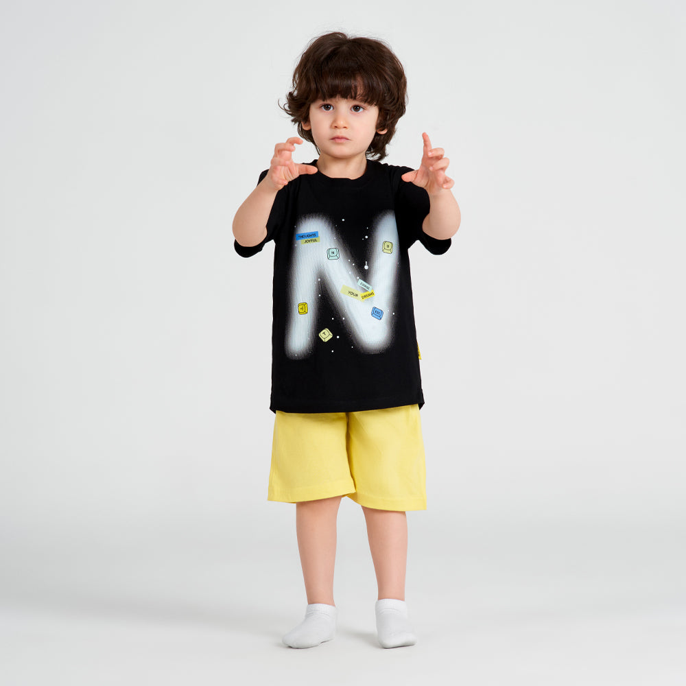 Boys long sleeve pajama Black