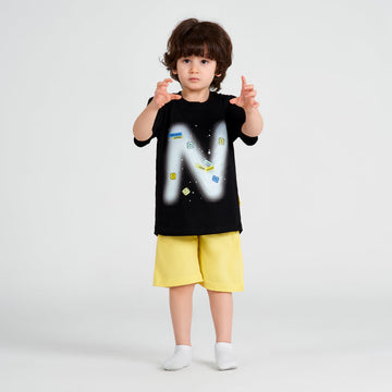 Boys long sleeve pajama Black