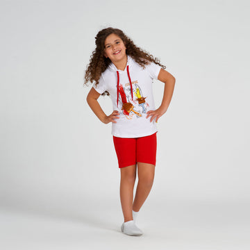 Girls' short sleeve pajama