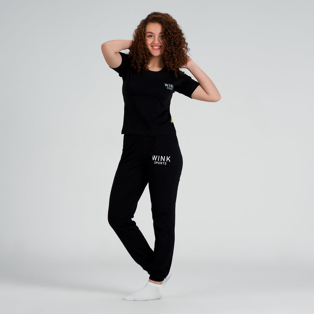 Girls' short sleeve pajama Top +pants