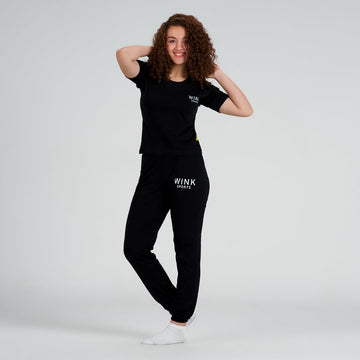 Girls' short sleeve pajama Top +pants