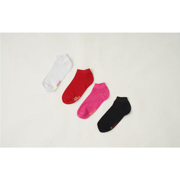 socket socks Girls plain pack of 4.