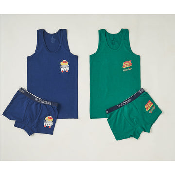 Set boys singlet+boxer pack of 2