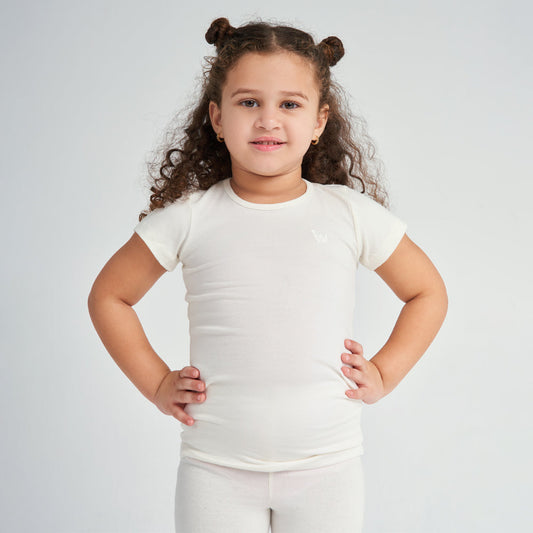 undershirt Girls Short Sleeve